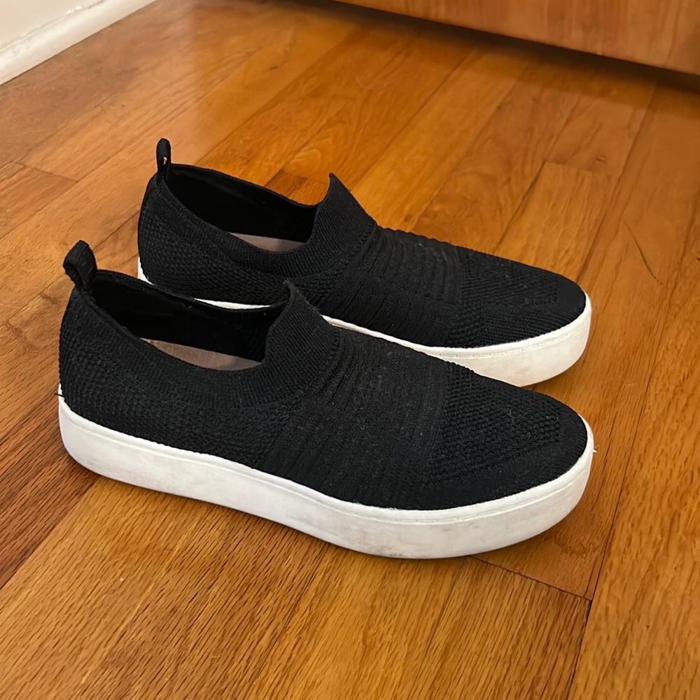 Size 6 1/2 WM A New Day Black Slip On Sneakers